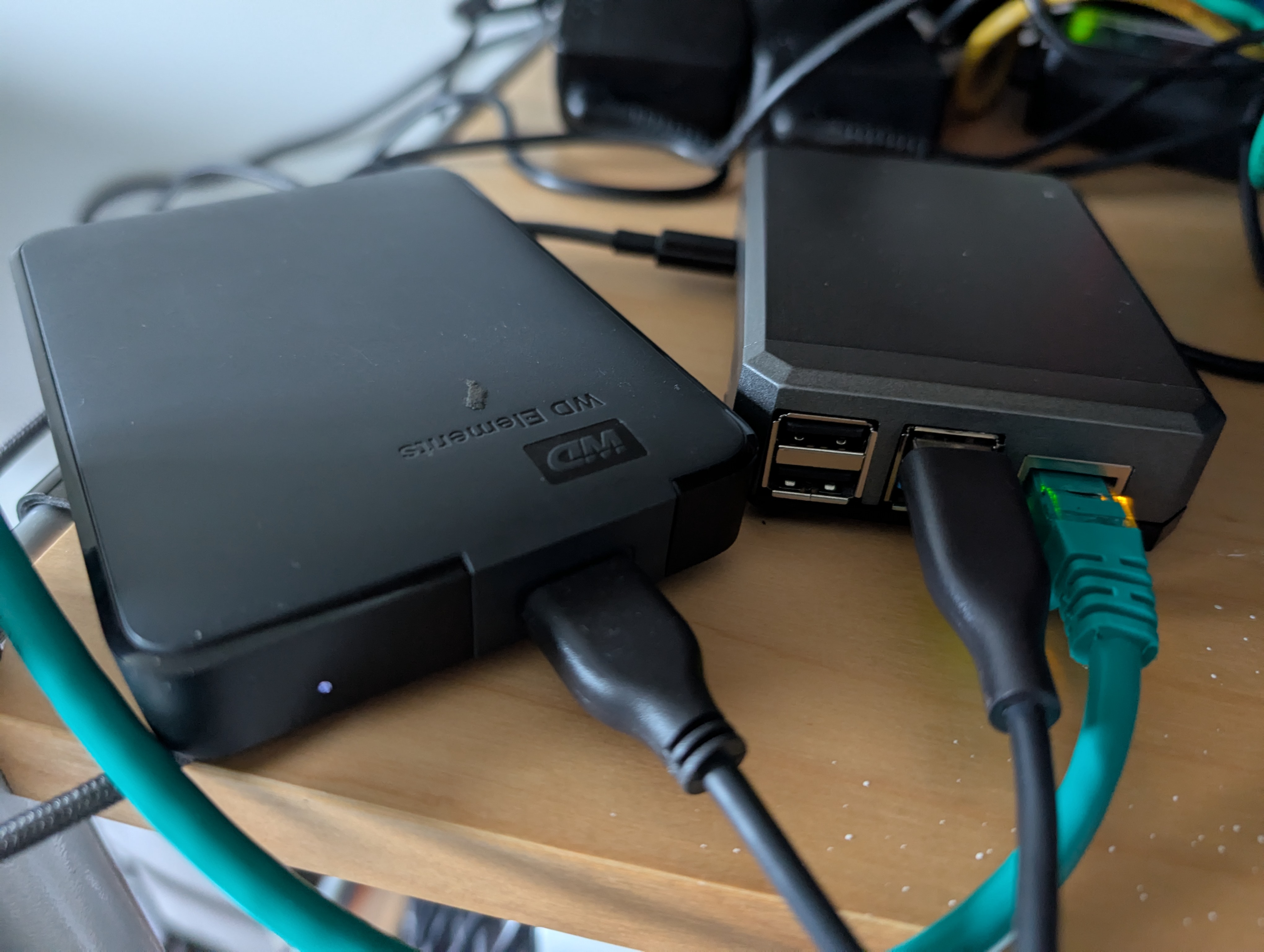 Raspberry Pi with USB drive